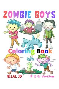 Zombie Boys Coloring Book