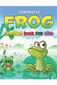 Fantastic Frog Coloring Book for Kids