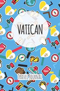 Vatican Travel Journal: 6x9 Travel planner I Road trip planner I Dot grid journal I Travel notebook I Travel diary I Pocket journal I Gift for Backpacker