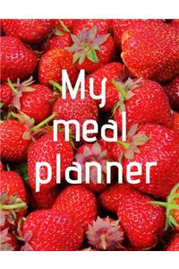 My meal planner - strawberries