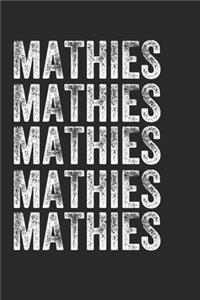 Name MATHIES Journal Customized Gift For MATHIES A beautiful personalized