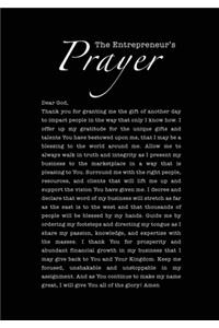 Entrepreneur's Prayer Blank Lined Journal 7x10