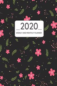 2020 Planner Weekly and Monthly: Jan 2020 to Jan 2021: Weekly, Monthly Planner, Calendar Views, Inspirational Quotes, To-Do List, Floral Cover