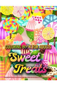 Coloring Book for Adults - Sweet Treats