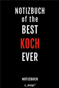 Notizbuch für Köche / Koch / Köchin