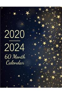 2020-2024 60 Month Calendar