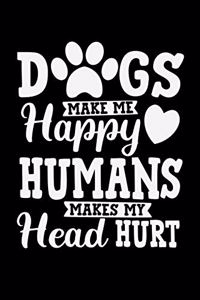 Dogs Make Me Happy Humans Make My Head Hurt