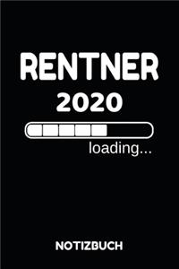 Rentner 2020 Loading Notizbuch