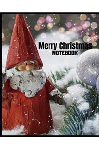 Merry Christmas notebook
