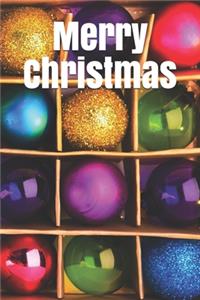 Merry Christmas Notebook, Cristmas Journal, Christmas Diary, Santa Claus - One Subject - 120 Pages