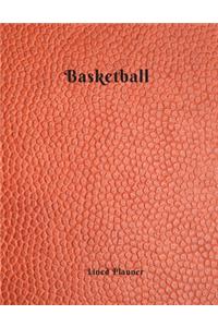 Basketball Lined Planner