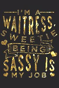 Waitress Notebook