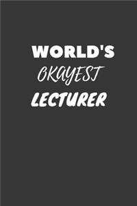 Lecturer Notebook