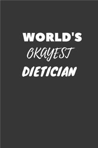 World's Okayest Dietician Notebook