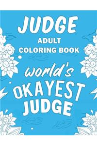 Judge Adult Coloring Book