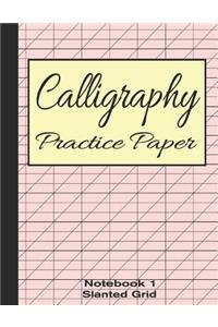 Calligraphy Practice Paper Notebook 1