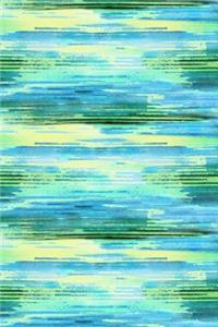Abstract Striped Watercolor Journal