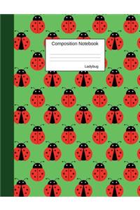 Ladybug Composition Notebook