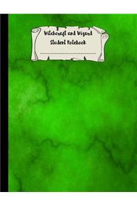 Witchcraft and Wizard Student Notebook: 7.44 X 9.69 Wide Ruled Paper for Birthday, Christmas, Back to School Journal Unique Composition Book Gift for Friend, Family, Teacher, Student, Magical or Not