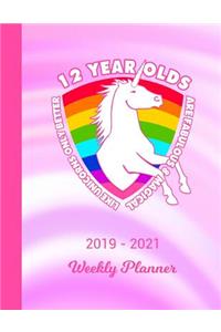 2019 - 2021 Weekly Planner