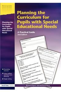 Planning the Curriculum for Pupils with Special Educational Needs