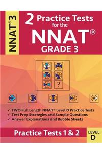2 Practice Tests for the NNAT Grade 3 Level D