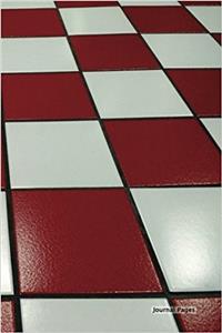 Journal Pages - Red Checker (Decorative Notebook) (Unruled)
