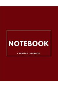 Notebook 1 Subject