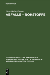 Abfälle - Rohstoffe