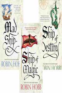 Robin Hobb - The LiveShip Traders Trilogy - 3 Books Collection Set (Ship of Magic, The Mad Ship, Ship of Destiny)