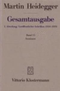 Martin Heidegger, Gesamtausgabe. I. Abteilung