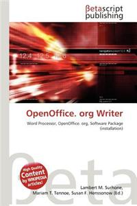 Openoffice. Org Writer