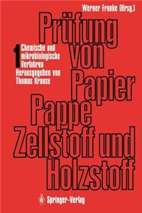 Prüfung von Papier, Pappe, Zellstoff und Holzstoff