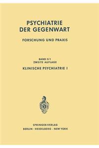 Klinische Psychiatrie I