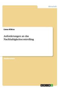 Anforderungen an das Nachhaltigkeitscontrolling