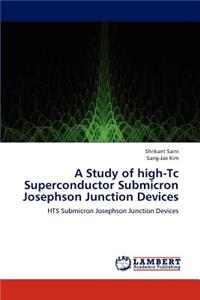 Study of high-Tc Superconductor Submicron Josephson Junction Devices