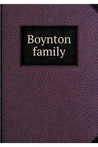 Boynton Family