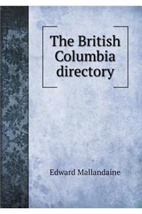 The British Columbia Directory