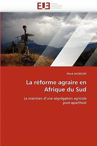La réforme agraire en afrique du sud