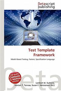 Test Template Framework