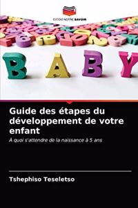 Guide des étapes du développement de votre enfant