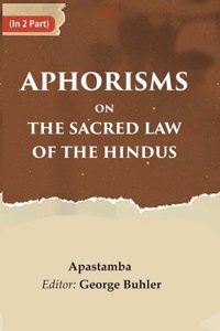 Aphorisms on the Sacred Law of the Hindus 2nd [Hardcover]