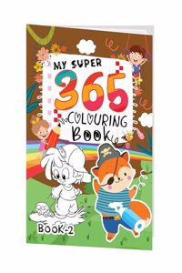 Hello Friend Books My Super Colouring Book HCB-002