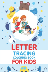 Letter Tracing Coloring Book