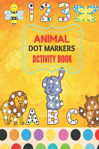 123 Animal Dot Markers Activity Book