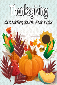 Thanksgiving Coloring Book For Kids