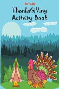 Thanksgiving Activity Book for Kids