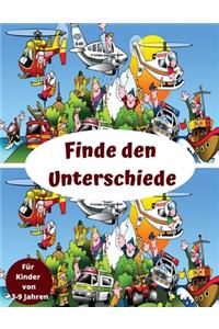 Finde den Unterschiede Für Kinder von 3-9 Jahren