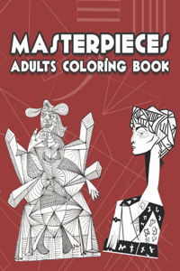 Masterpieces Adults Coloring Book