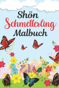 Shön Schmetterling Malbuch